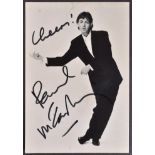 THE BEATLES - PAUL MCCARTNEY - AUTOGRAPHED PROMOTIONAL PHOTO