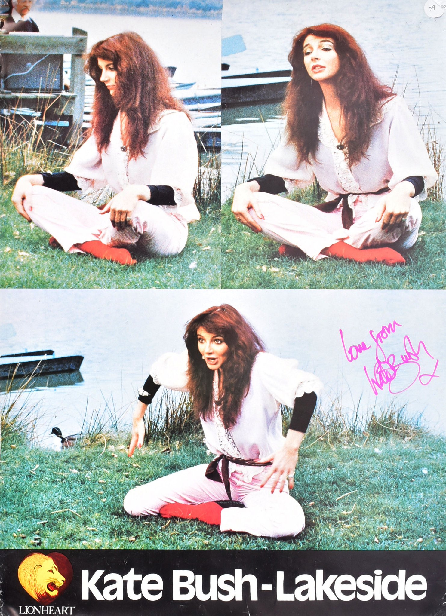 KATE BUSH - TWO VINTAGE AUTOGRAPHED MUSIC POSTERS - Image 2 of 5
