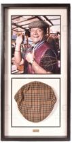 ONLY FOOLS & HORSES - DEL BOY'S SCREEN USED SIGNATURE FLAT CAP