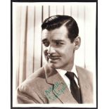 CLARK GABLE - GONE WITH THE WIND - AUTOGRAPHED 8X10" PHOTOGRAPH