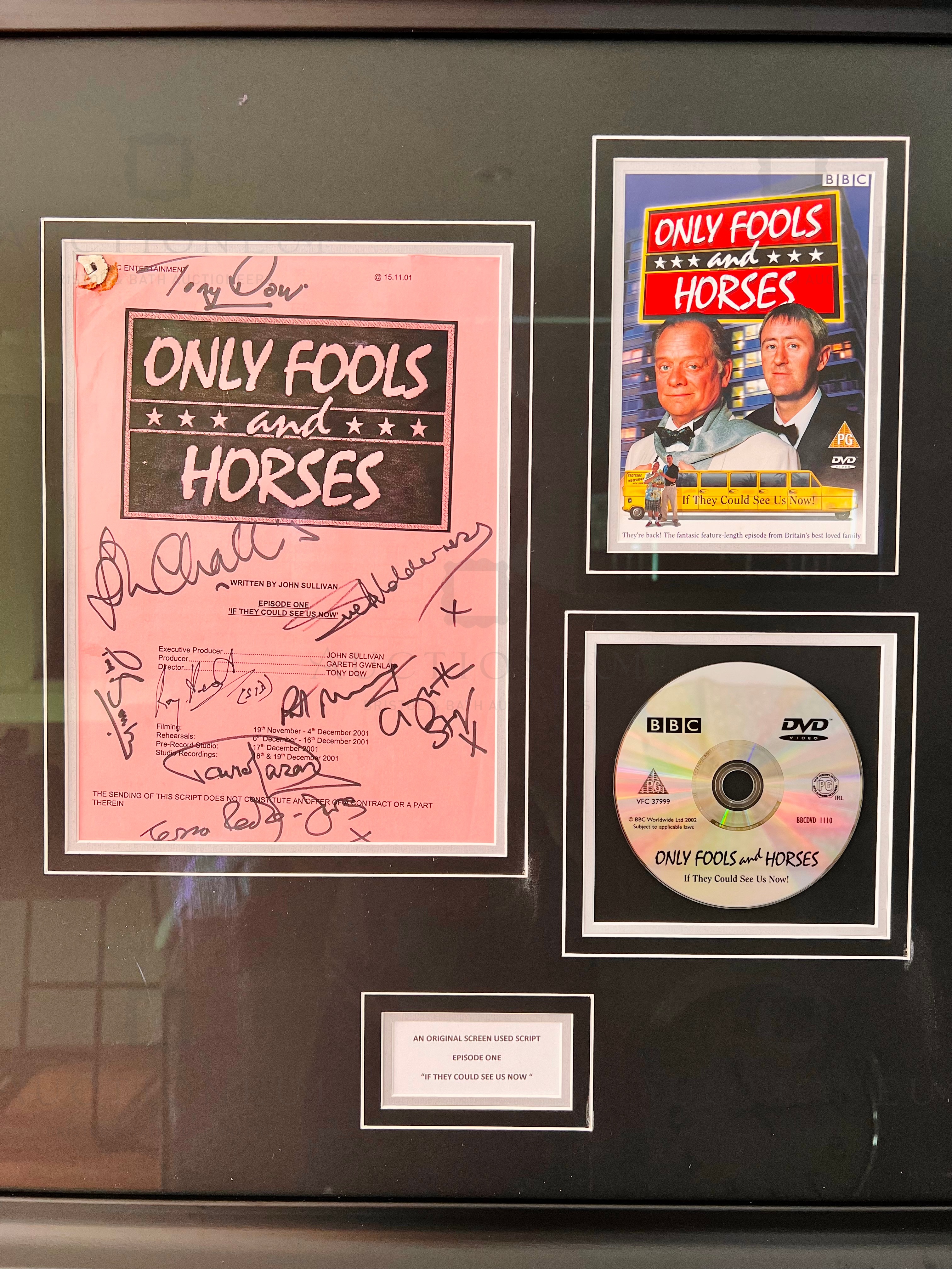 ONLY FOOLS & HORSES - IF THEY COULD SEE US NOW - ORIGINAL SIGNED SCRIPT - Image 4 of 5