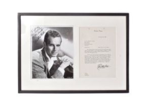 CHARLTON HESTON - UNIQUE AUTOGRAPHED LETTER TO WHISKEY MAKER