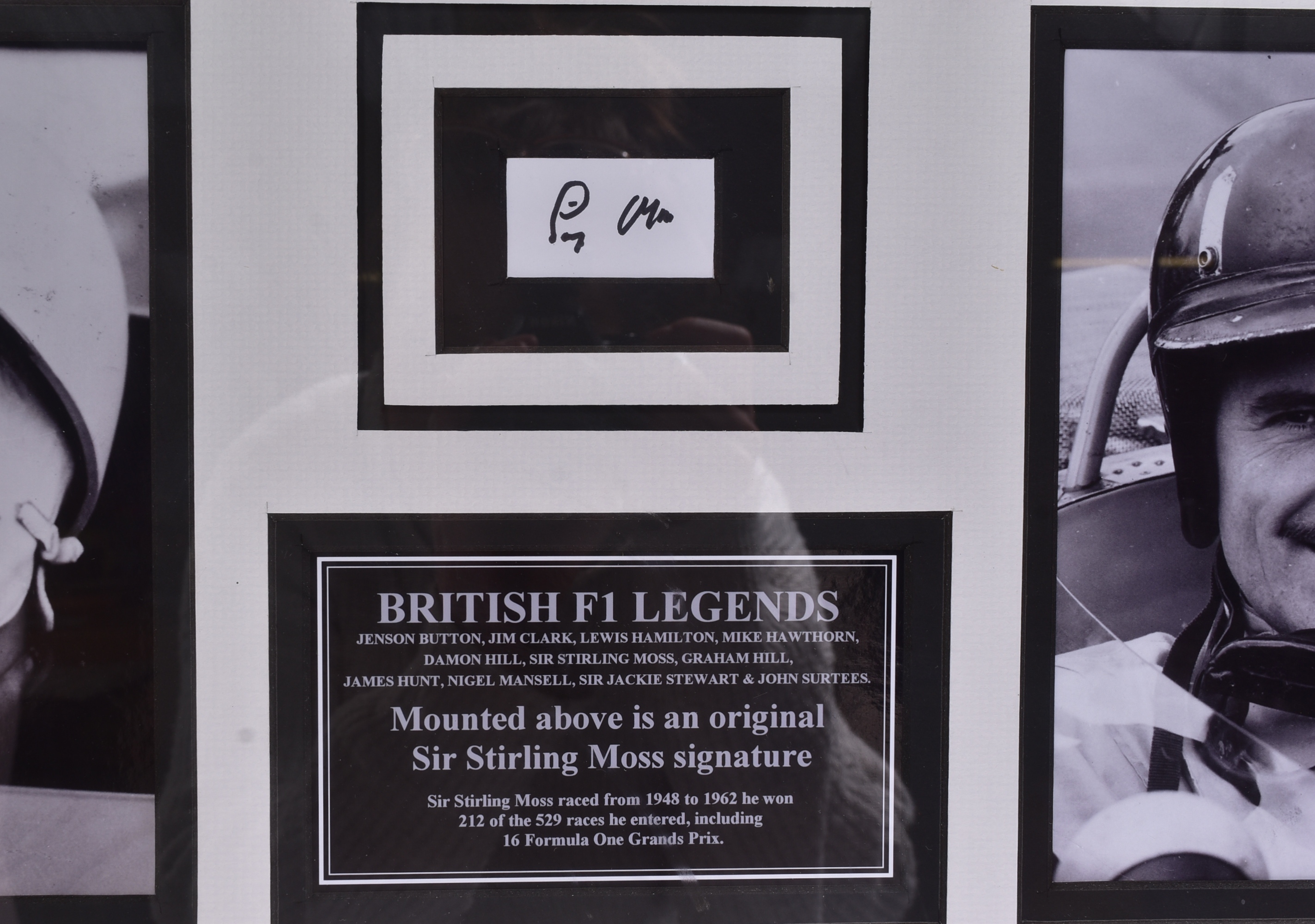 SIR STIRLING MOSS - AUTOGRAPH PRESENTATION - Image 4 of 6