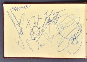 MUSIC AUTOGRAPHS - 1960S AUTOGRAPH ALBUM FROM BATH PAVILION