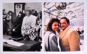 ONLY FOOLS & HORSES - THE TROTTER WIVES SIGNED PHOTOGRAPHS
