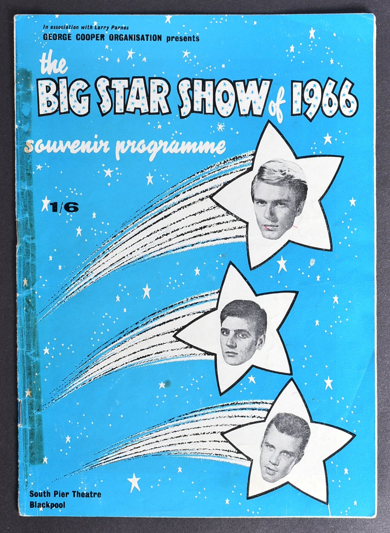 POP MUSIC - VINTAGE 1966 'BIG STAR SHOW' PROGRAMME & FLYER - Image 3 of 5