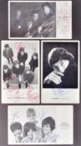 1960S MUSIC - AUTOGRAPHS - THE CRUISERS, CLAYTON SQUARES ETC