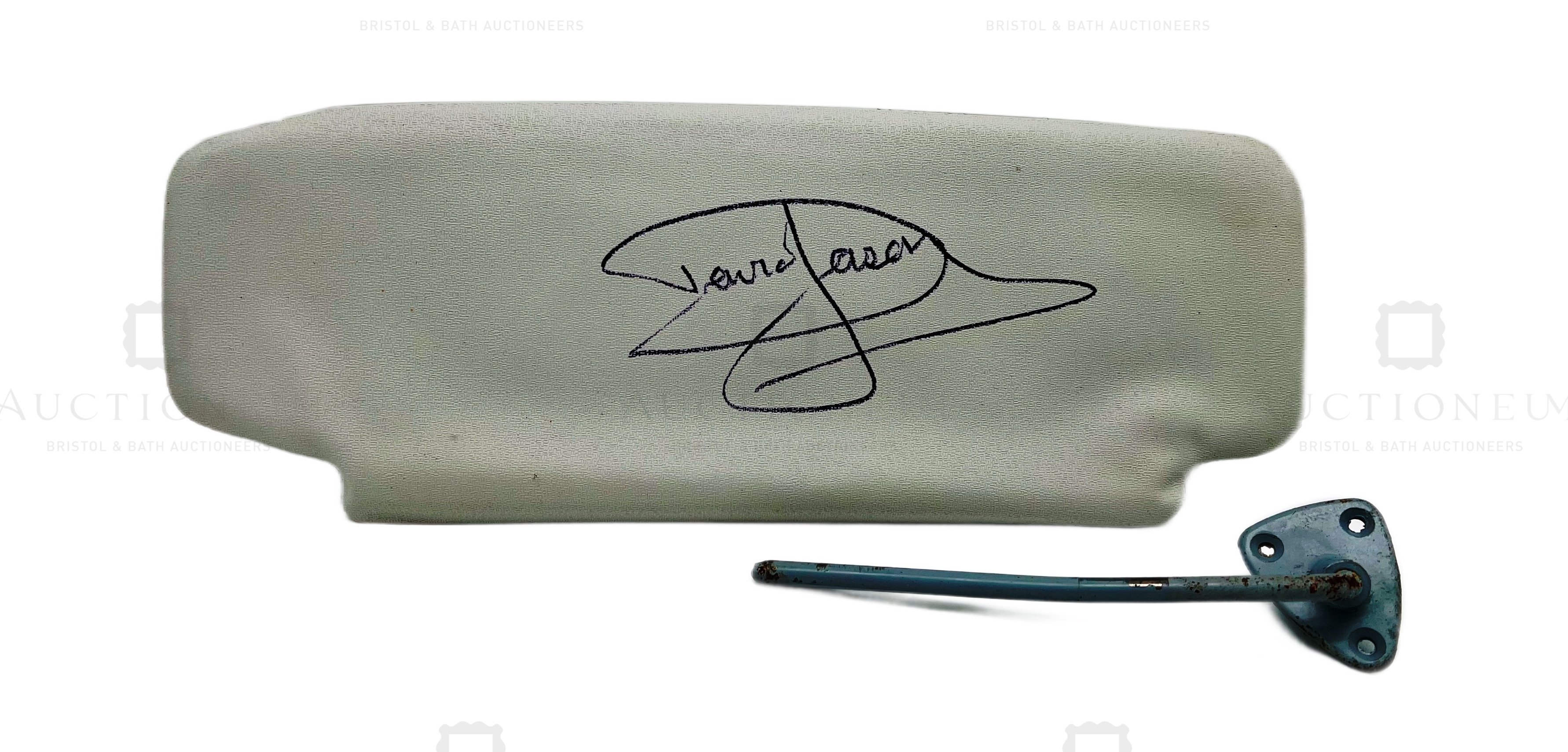 ONLY FOOLS & HORSES - ORIGINAL RELIANT REGAL DAVID JASON SIGNED VISOR