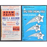 POP MUSIC - VINTAGE 1966 'BIG STAR SHOW' PROGRAMME & FLYER