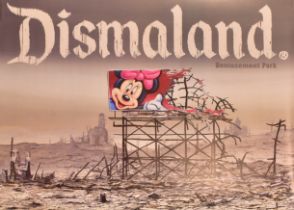 BANKSY DISMALAND 2015 EXHIBITION POSTER BY JEFF GILLETTE