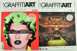 BANKSY - 2 GRAFFITI ART MAGAZINES - MONKEY PARLIAMENT/KATE MOSS