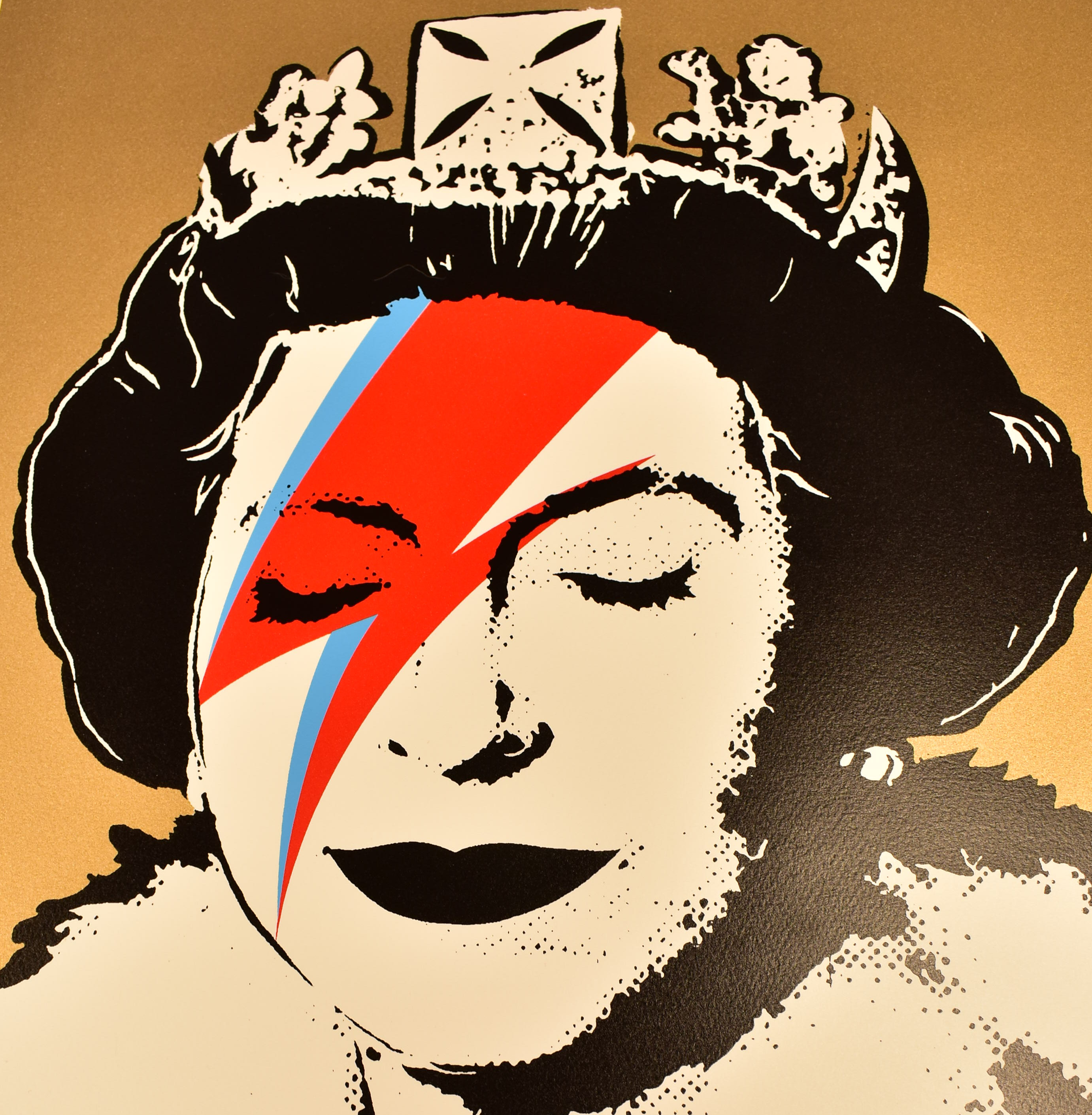 AFTER BANKSY - QUEEN ZIGGY "STILL SANE" GOLD EDITION BY INCWEL - Image 2 of 5