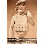 BANKSY - BANKSY VS BRISTOL MUSEUM DAVID EXHIBITION POSTER 2009