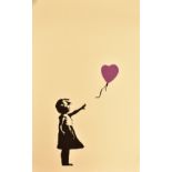 WEST COUNTRY PRINCE - GIRL WITH A BALLOON - SCREEN PRINT
