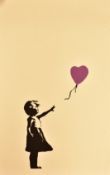 WEST COUNTRY PRINCE - GIRL WITH A BALLOON - SCREEN PRINT