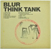 BLUR - TINK TANK, 2003 - PROMO CD - HAND STAMPED COVER ART