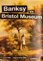 BANKSY - BANKSY VS BRISTOL MUSEUM KLANSMAN EXHIBITION POSTER