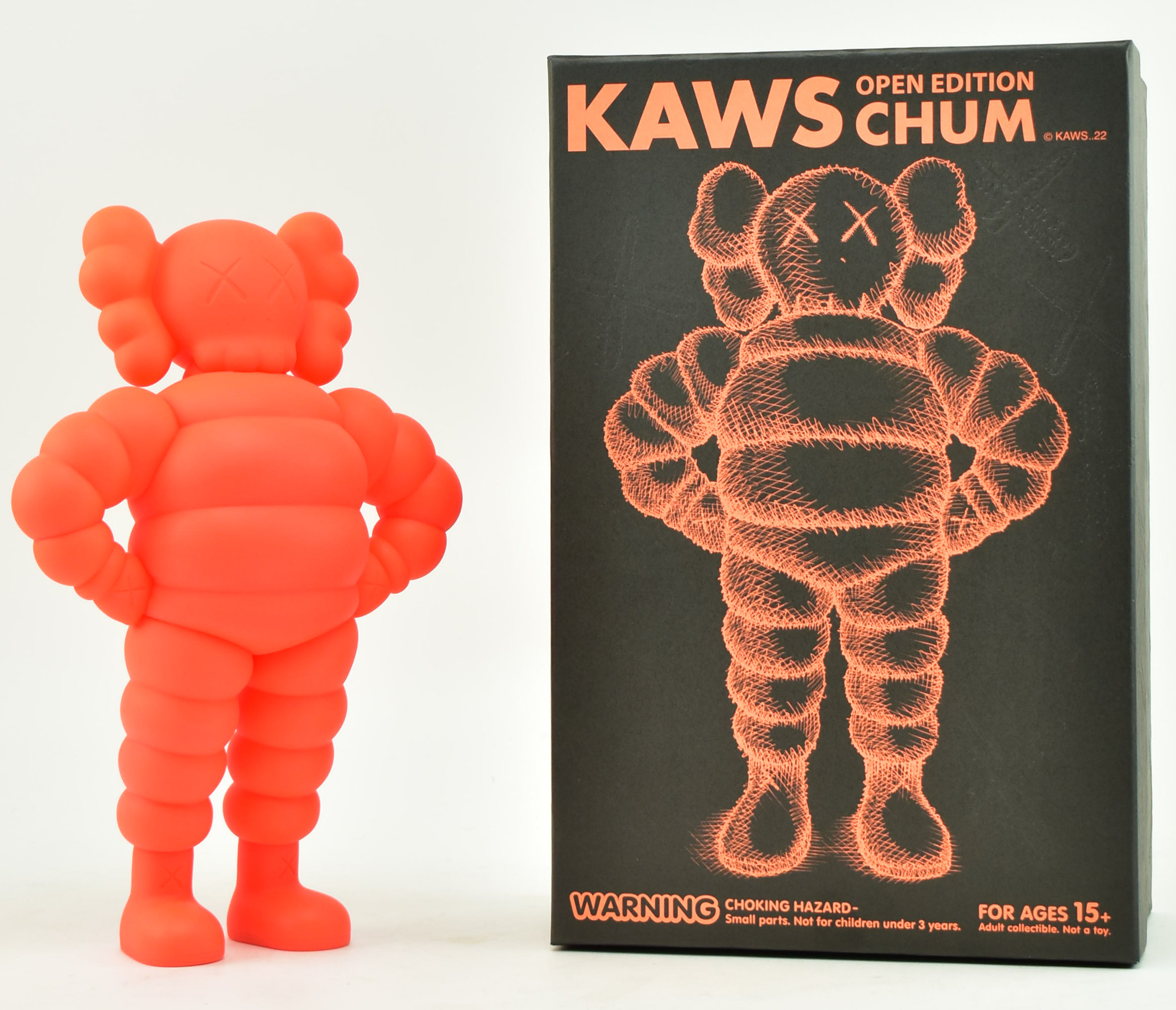 KAWS - ORANGE CHUM 20TH ANNIVERSARY FIGURE/SCULPTURE