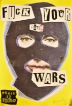 JAMIE REID - FUCK YOUR PUTIN WARS - INKJET PRINT