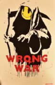 WEST COUNTRY PRINCE - WRONG WAR - SCREEN PRINT ON PAPER