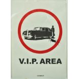 BANKSY - VIP AREA STICKER