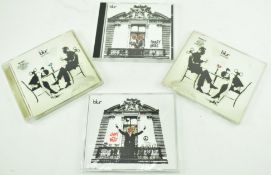 BLUR - SELECTION OF CD / DVD SINGLES - WITH BANKSY ART WORK