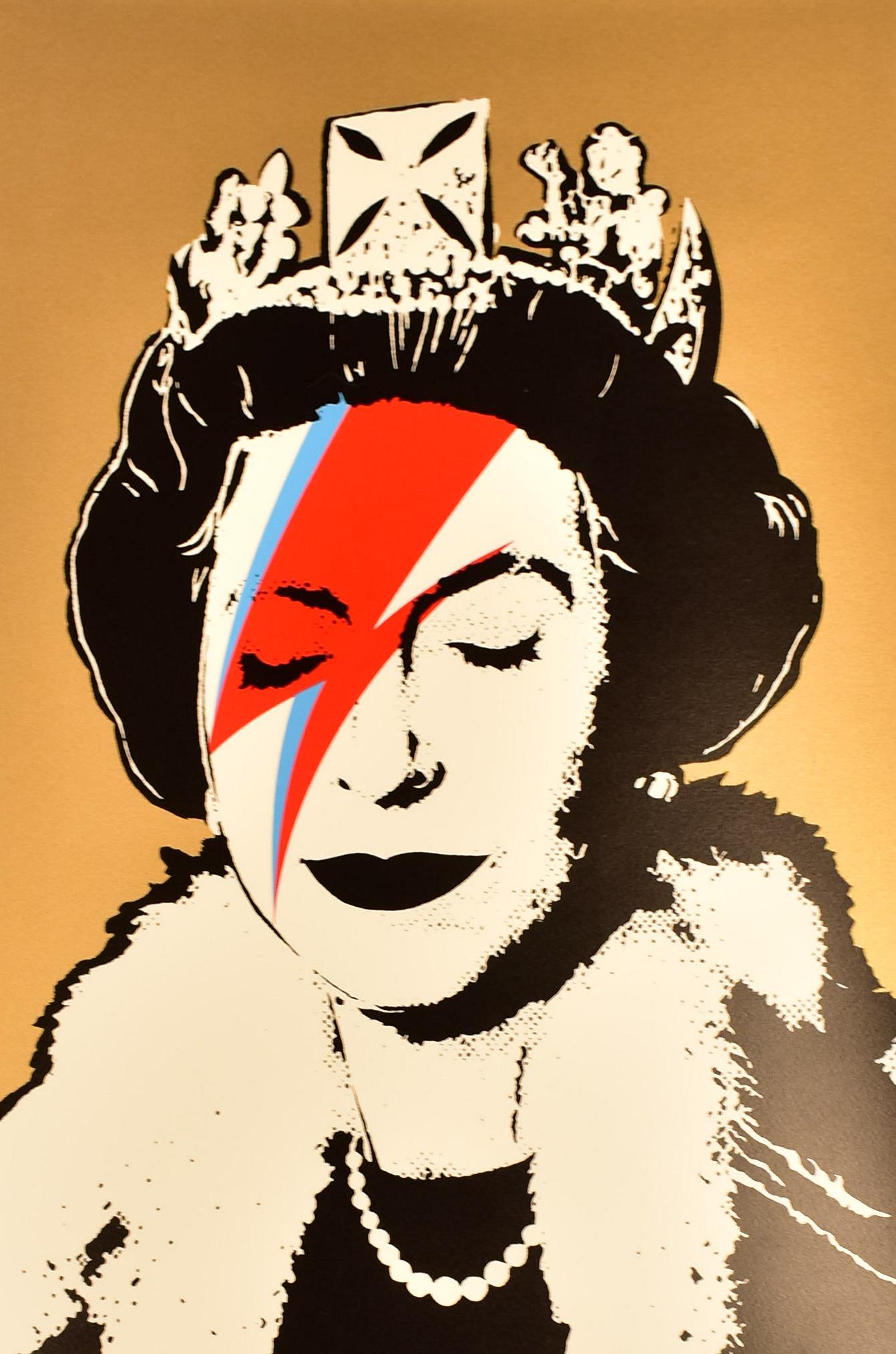 AFTER BANKSY - QUEEN ZIGGY "STILL SANE" GOLD EDITION BY INCWEL