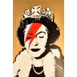 AFTER BANKSY - QUEEN ZIGGY "STILL SANE" GOLD EDITION BY INCWEL