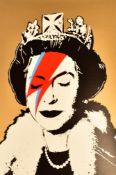 AFTER BANKSY - QUEEN ZIGGY "STILL SANE" GOLD EDITION BY INCWEL
