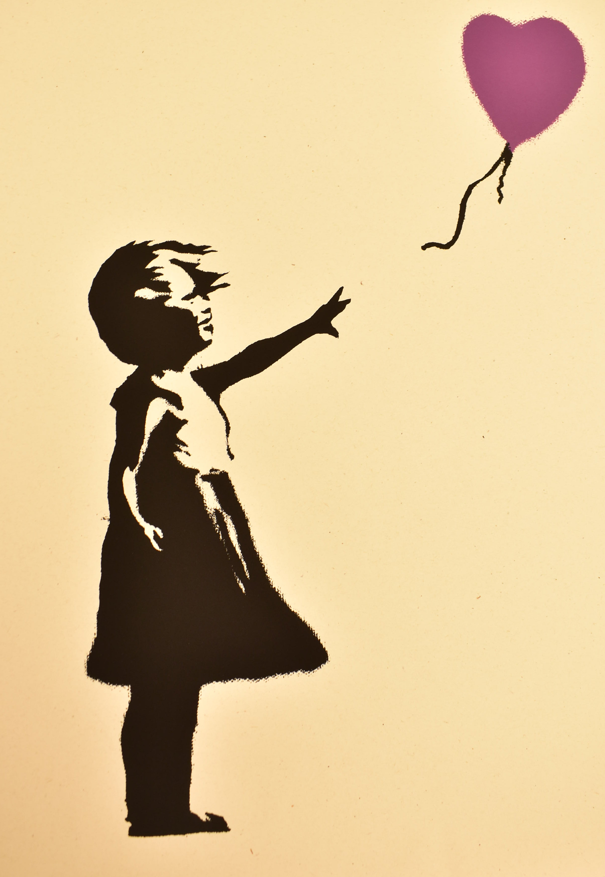 WEST COUNTRY PRINCE - GIRL WITH A BALLOON - SCREEN PRINT - Image 2 of 4