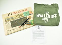 BANKSY - COLLECTION OF WALLED OFF HOTEL ADVERTISING PIECES