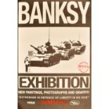 BANKSY - GOLF SALE SEVERNSHED EXHIBITION POSTER 2003