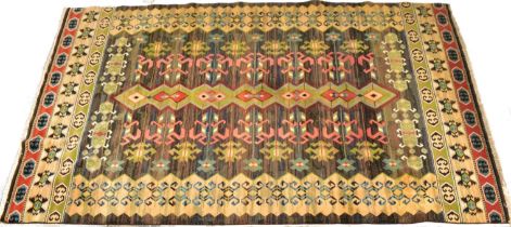 20TH CENTURY AFGHAN ISLAMIC KILIM CARPET RUG