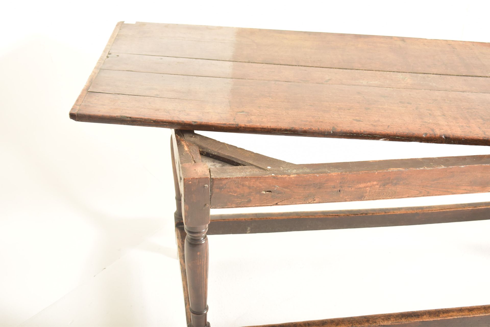 17TH CENTURY OAK COMMONWEALTH REFECTORY DINING TABLE - Image 6 of 6