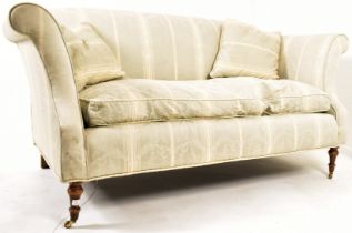 20TH CENTURY CHESTERFIELD MAHOGANY SOFA SETTEE