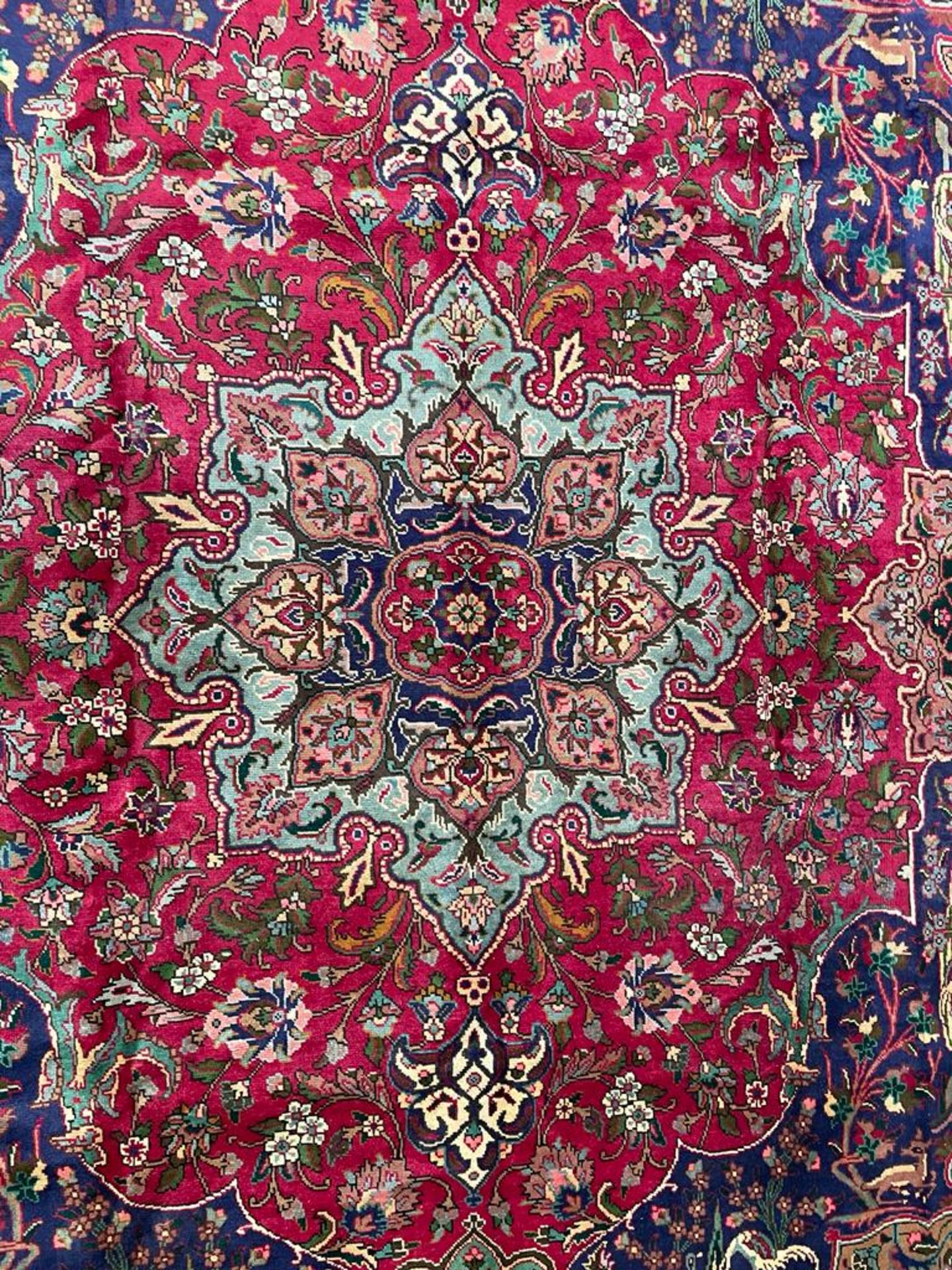 EARLY 20TH CENTURY NORTH WEST PERSIAN TABRIZ CARPET RUG - Image 2 of 5