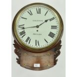 19TH CENTURY GRAYSON HENLEY ROSEWOOD STATION CLOCK