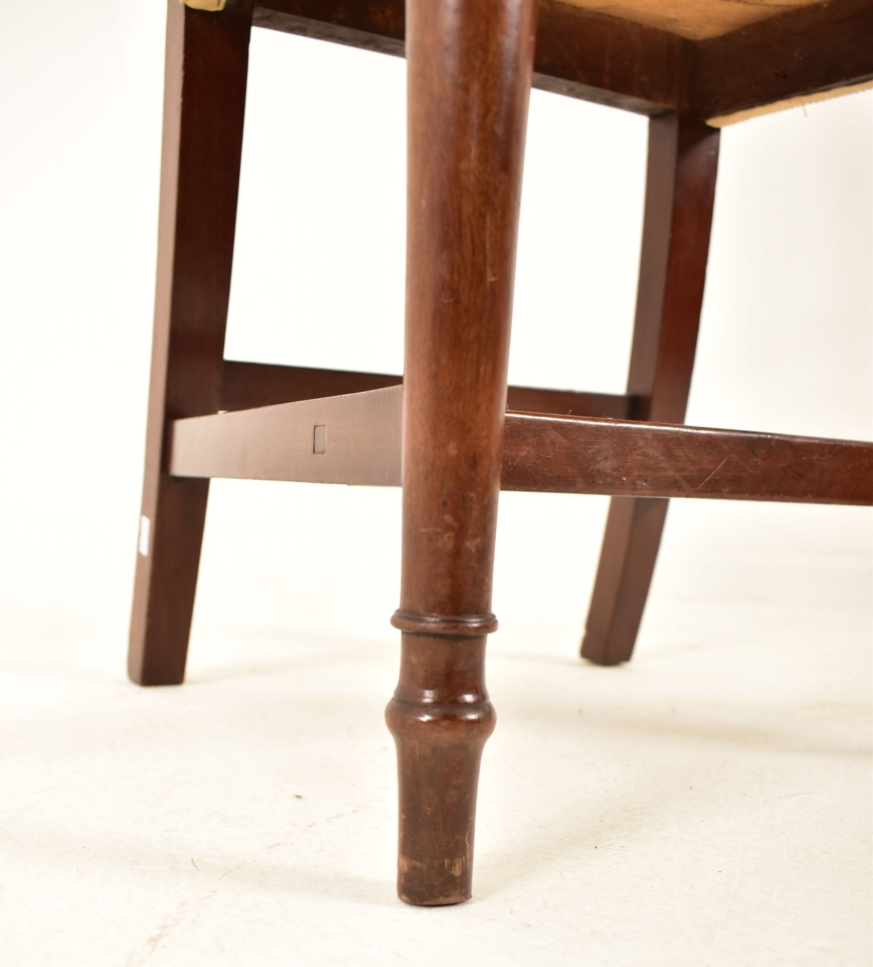 TWELVE GEORGE III 19TH CENTURY MAHOGANY DINING CHAIRS - Image 8 of 9