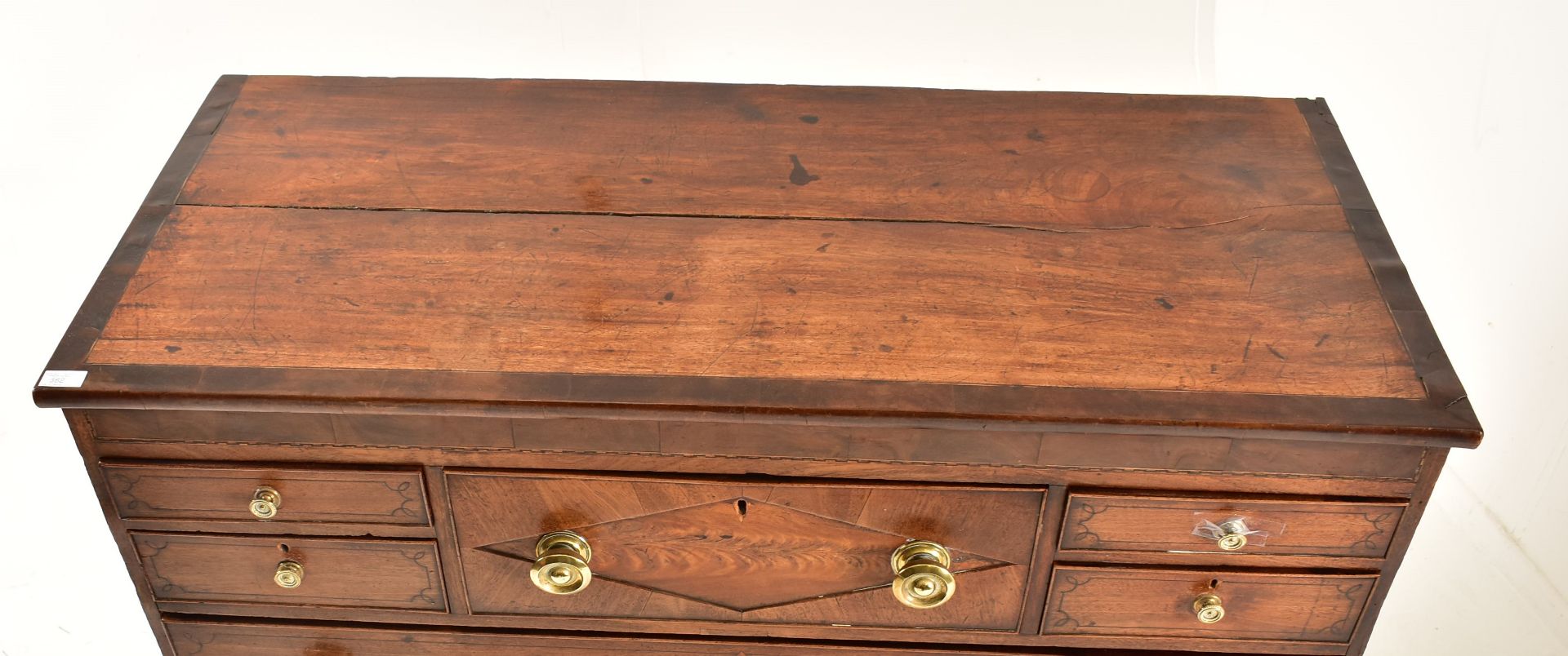 GEORGE III 19TH CENTURY MAHOGANY CHEST OF DRAWERS - Image 2 of 9