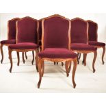 ANGELO CAPPELLINI - EIGHT FRENCH LOUIS XV STYLE DINING CHAIRS