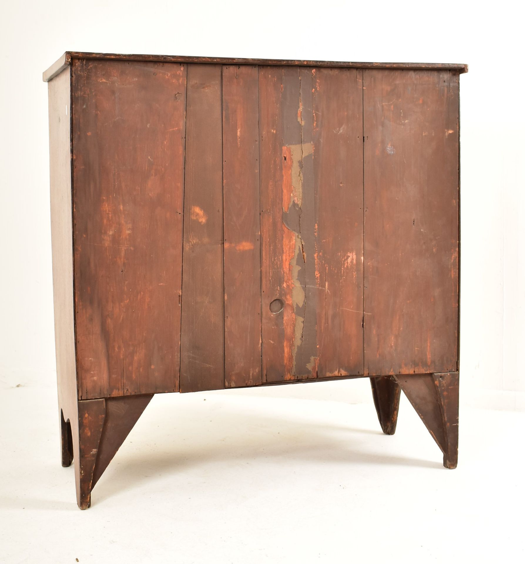 GEORGE III FLAME MAHOGANY BOW FRONT CHEST OF DRAWERS - Image 8 of 8