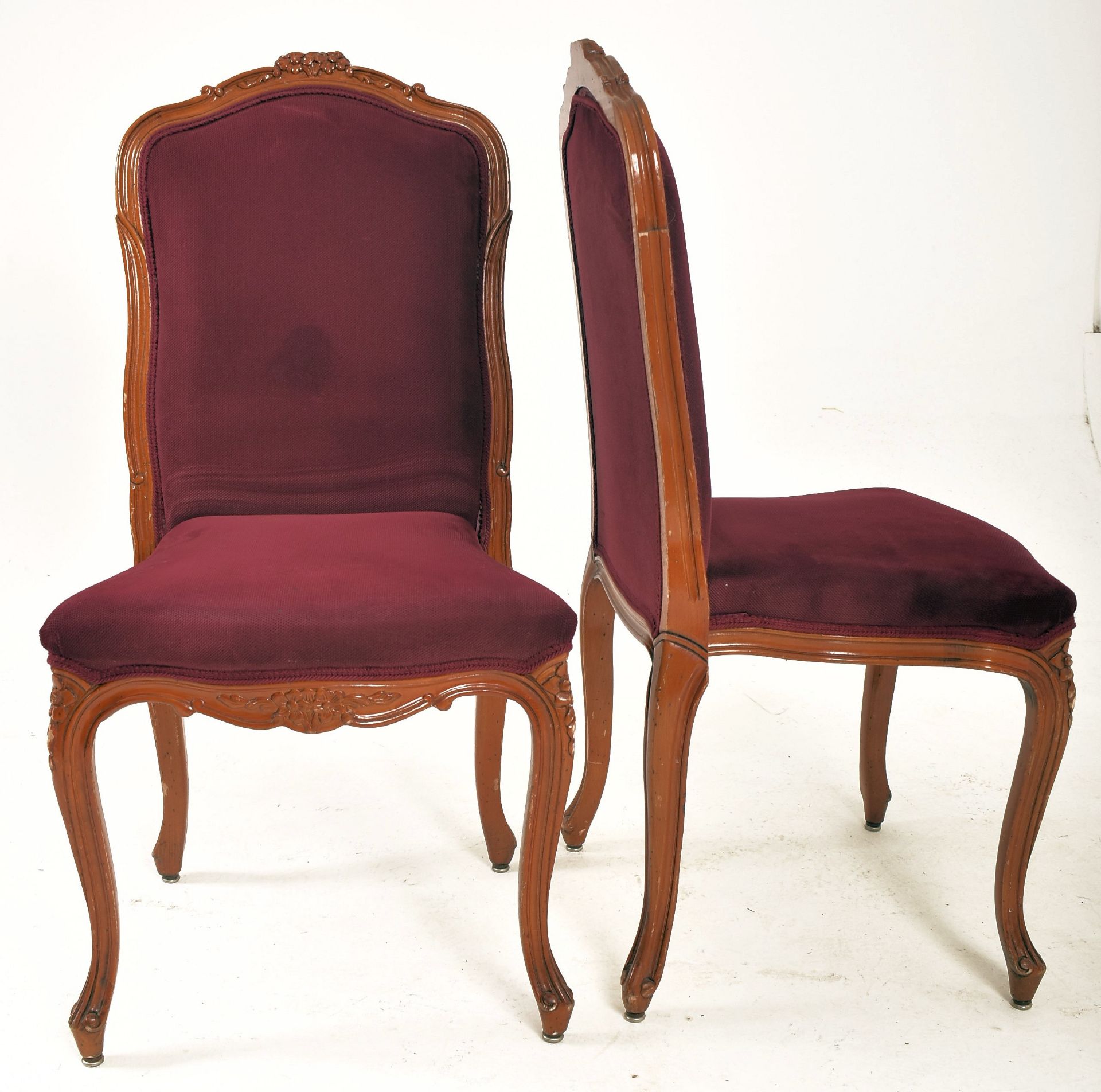 ANGELO CAPPELLINI - EIGHT FRENCH LOUIS XV STYLE DINING CHAIRS - Image 8 of 8