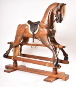 GEOFF MARTIN - 20TH CENTURY HANDCRAFTED ROCKING HORSE
