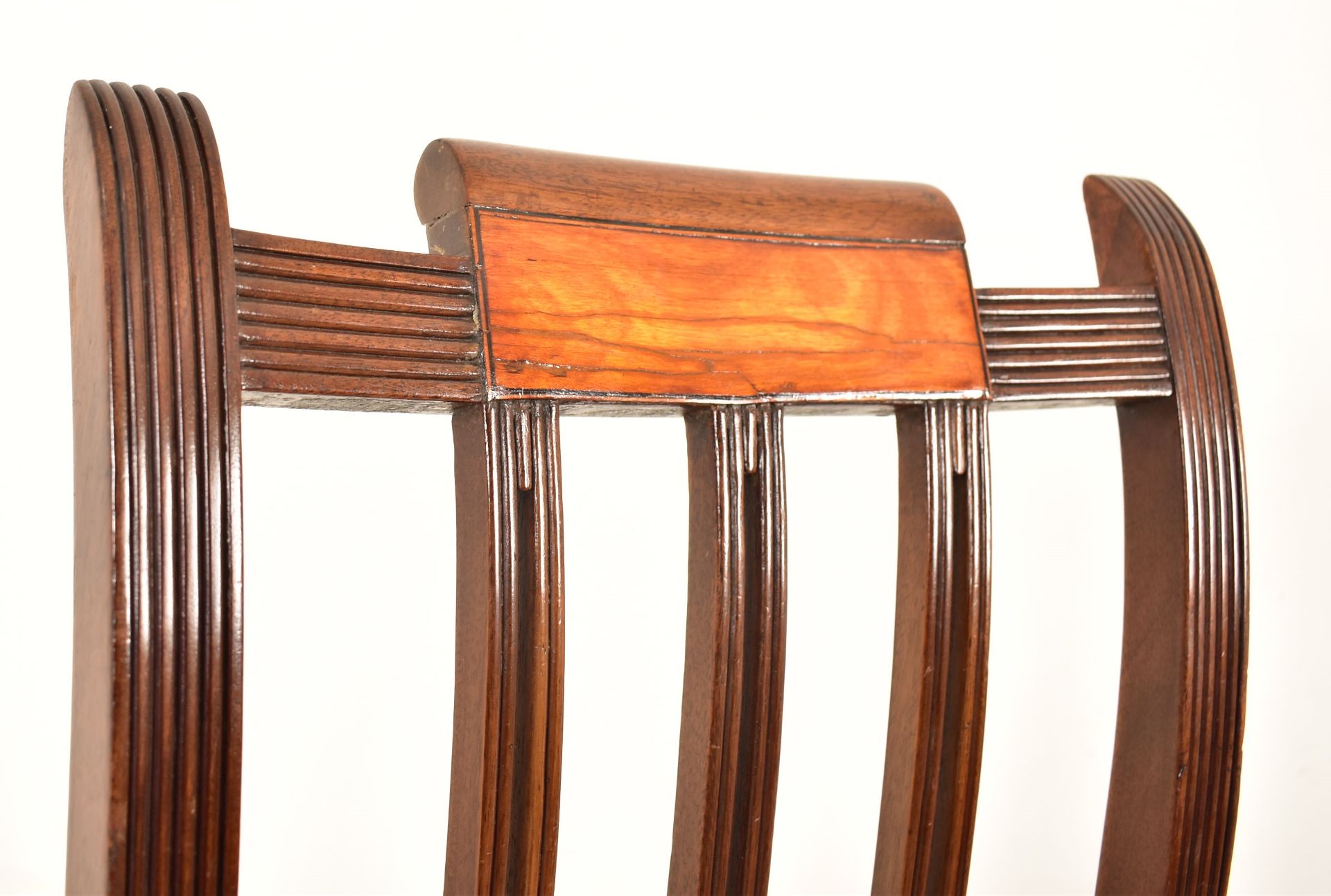 TWELVE GEORGE III 19TH CENTURY MAHOGANY DINING CHAIRS - Image 7 of 9