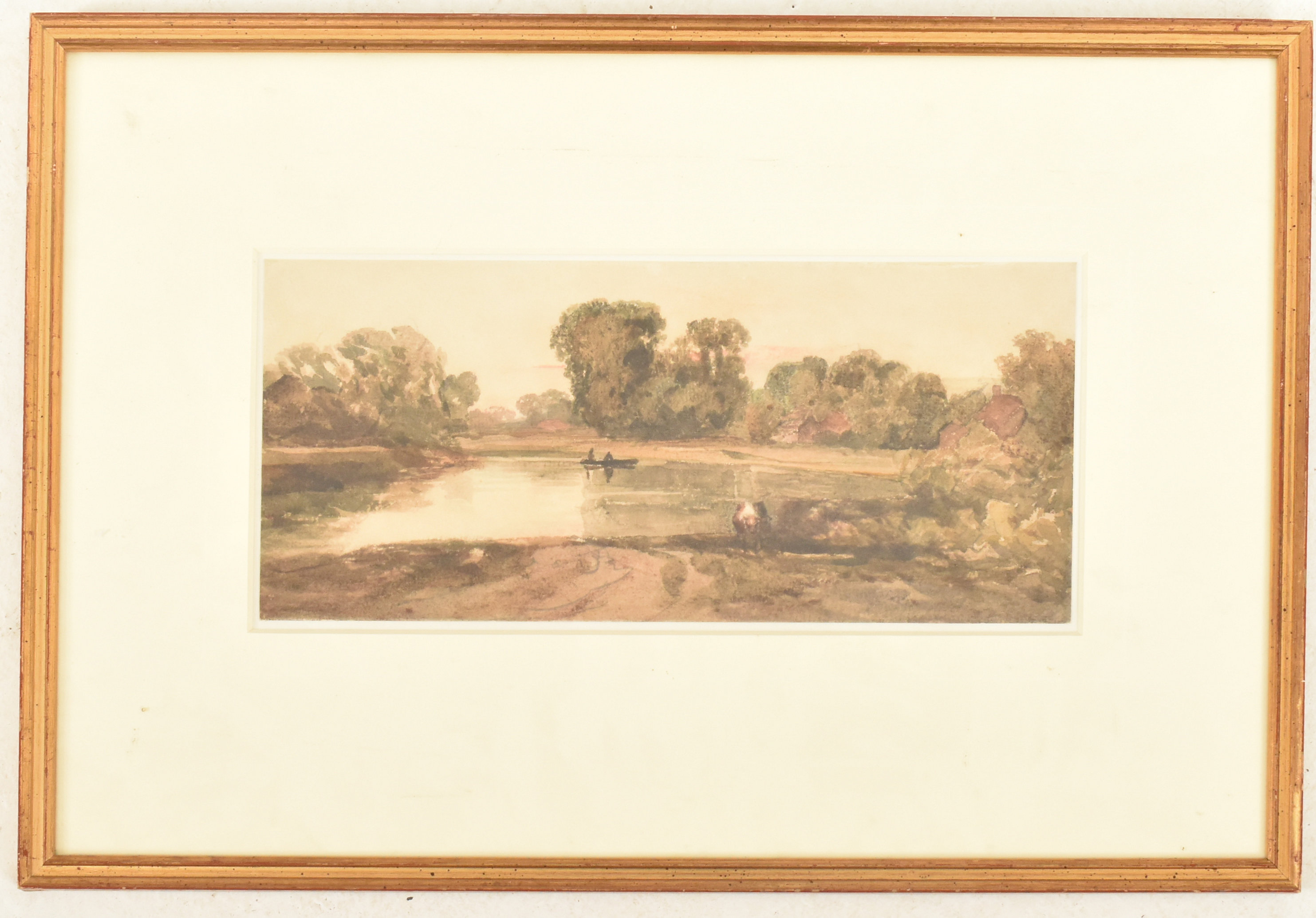 ATTRIBUTED TO PETER DE WINT (1784-1849) - VIEW OF A RIVER - Image 2 of 7