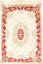 LARGE 20TH CENTURY WOOLLEN CARPET FLOOR RUG