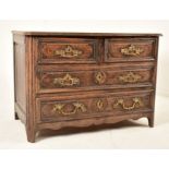 FRENCH 19TH CENTURY OAK COMMODE CHEST OF DRAWERS