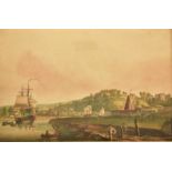 NICHOLAS POCOCK (1740-1821) - CLIFTON HILL VIEW - 1812