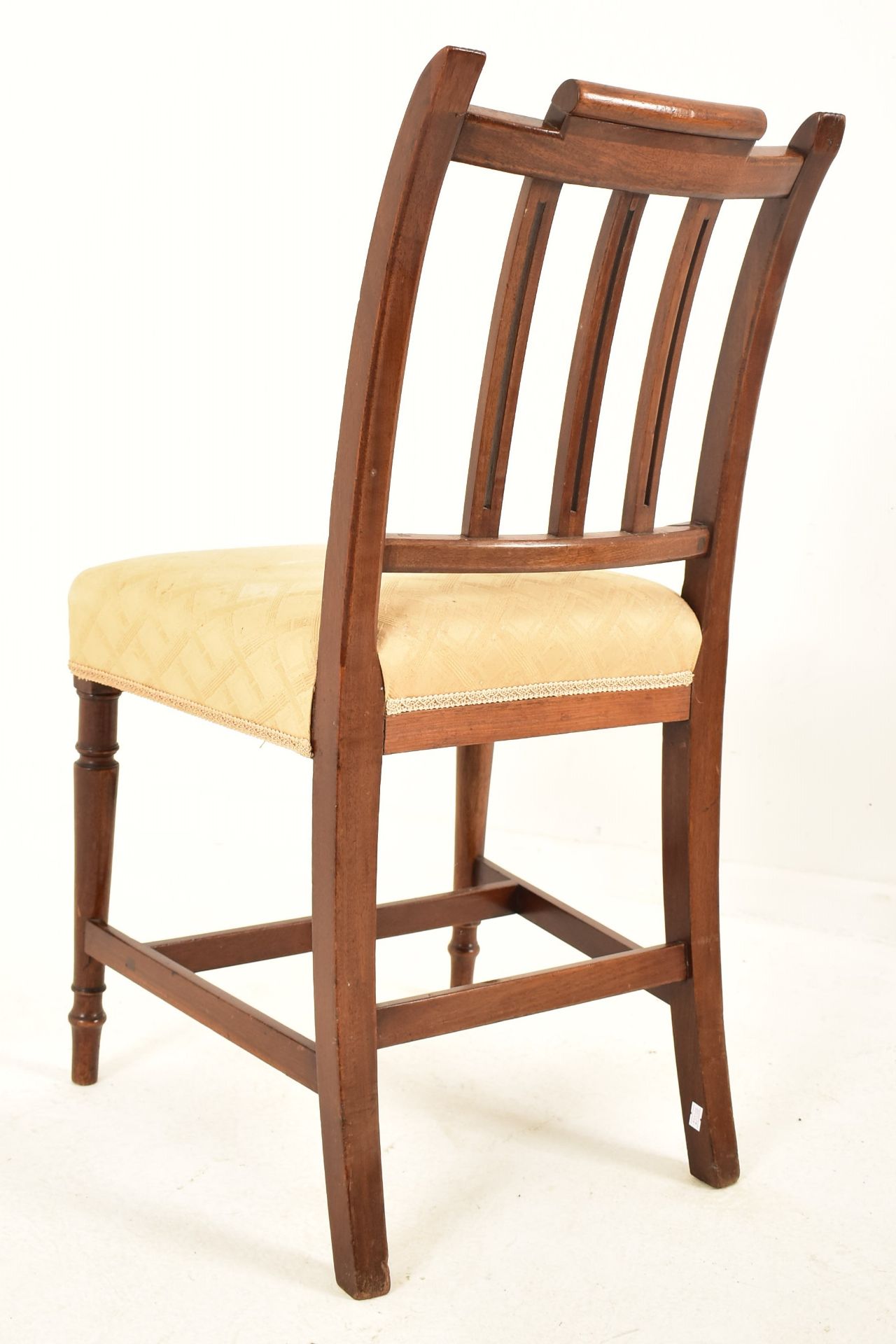 TWELVE GEORGE III 19TH CENTURY MAHOGANY DINING CHAIRS - Image 5 of 9