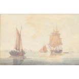 WILLIAM ANDERSON 1797 MARITIME WATERCOLOUR PAINTING